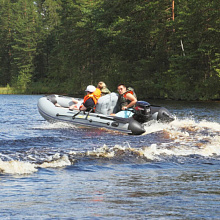 Надувная лодка ПВХ Адмирал 340 Спорт Лайт камыш