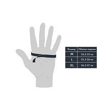 Перчатки FHM Mark голубой принт