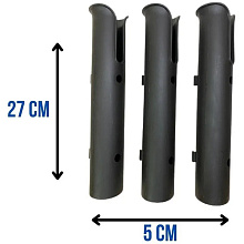 Подставка под удилище, 3 стакана, Easterner P.M1601 (черный)