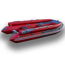 Лодка РИБ Stel R-375 Elen пластик законцовки + носовая площадка + броня на баллонах + рым