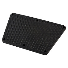 Накладка на транец 260х178 мм., пластик.