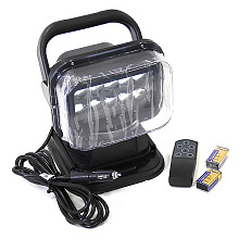 Прожектор стационарный светодиодный 50 Вт, 2500 лм, 12 В с монтажной площадкой (пульт ДУ)