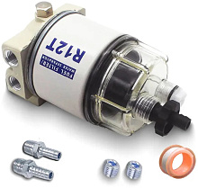 Фильтр топливный R12T 10 мк с креплением и водосборником, M18x1,5