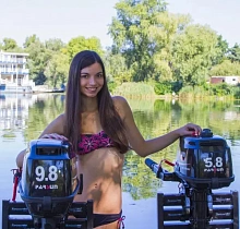 Лодочный мотор PARSUN T5.8BMS (встр. бак + выносной бак 12 л.)