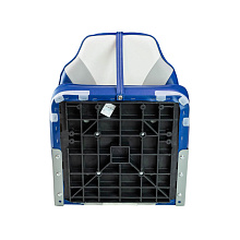 Кресло складное, арт. 75107 синий-серо-белый)