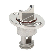 Шпигат с резиновым уплотнением, нержавеющая сталь