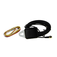 GPS-спидометр аналоговый 0-60 узлов, белый циферблат, нерж. ободок, выносная антенна, д. 85 мм.