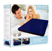 Надувной матрас-кровать Intex, 183x203x22 см.