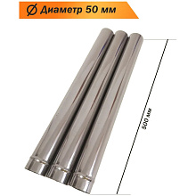Комплект труб для теплообменника MANKO в сумке (3 шт.), нерж.