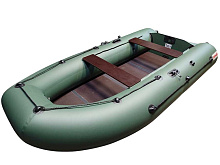 Надувная лодка ПВХ Роджер Хантер 3200 эконом, слань-книжка, балон 43 см