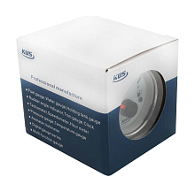 Указатель уровня топлива 240-33 Ом (US), белый циферблат, нерж. ободок, д. 52 мм.