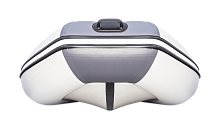 Надувная лодка Ривьера Компакт 3400 СК "Комби" светло-серый/графит