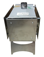 Турбо печь для палатки на дровах (большая), нерж. сталь