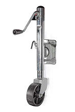 Опорное колесо, поворотный хомут, нагрузка 450 кг