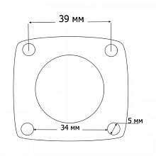 Светильник каютный светодиодный 3 Вт, 12 В
