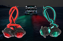 Cветодиодная подсветка кокпита, габаритов, 12 В, комплект 10 шт. (зеленый)