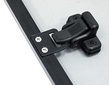 Форточка накладная со сдвижным стеклом левая 607х334 мм, Техномарин