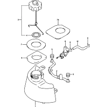 Топливный бак Suzuki