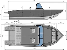 Катер ТРИЕРА 420 Боурайдер