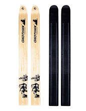 Лыжи охотничьи дерево-пластик 165х15 см с креплением Вятка (Маяк)