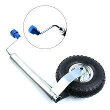 Колесо опорное (надувное) для прицепа, стойка Ø48 мм., 136 кг.