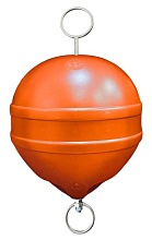 Буй пластиковый Ø40x45 см, 36 л, с  нержавеющим штоком и вертлюгом