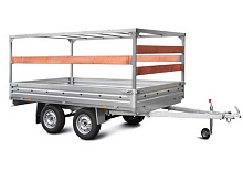 Тент с каркасом 261715 (высокий, H=1500 мм) для бортового прицепа МЗСА 817737.001