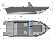 Катер ТРИЕРА 540 Боурайдер