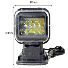 Прожектор стационарный светодиодный 50 Вт, 2500 лм, 12 В с монтажной площадкой (пульт ДУ)