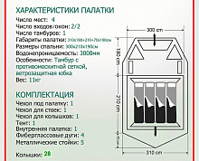 Палатка Стар Хаус 4  (STAR  HOUSE 4)