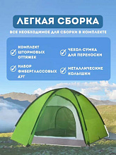 Палатка 3-х местная LY-1703, 220х220х155 см