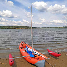 Мачта на надувную байдарку