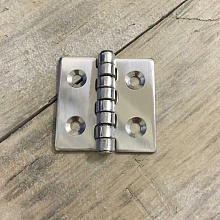 Петля карточная АРТ 814797, 40х40х1.5 мм, нержавеющая сталь