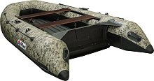 Надувная лодка ПВХ СМарин Air Standard 330, камыш/черный