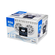 Аудиосистема Boss Audio MCKGB450W.6, 240 Вт, белая