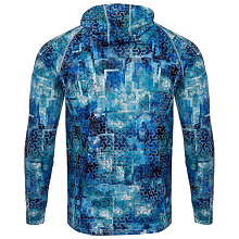 Футболка FHM Mark Hoodie Aqua Fulgor принт