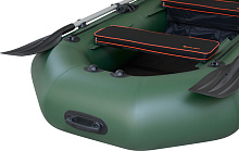 Надувная лодка ПВХ Колибри K-240Т (св. серый - темн. серый, ПВХ 1100 г/м², реечная слань)