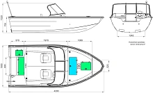 Катер ВиндБот 4.2 DC Evo 