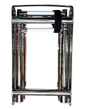 Трап телескопический 3 ступеньки, 210 мм, белый пластик