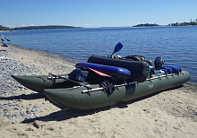 Надувной экспедиционный катамаран Таймыр 600