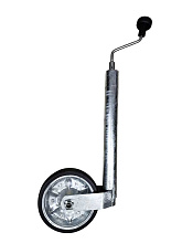 Колесо опорное для прицепа, стойка Ø48 мм, 300 кг