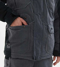 Костюм зимний Хантсмен Канада -35°С, серый/черный (ткань Finlandia)