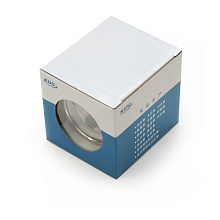 Часы кварцевые аналоговые, бел., нерж. ободок, д. 52 мм.