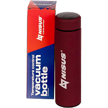 Термос Nisus N.TM-049-R красный, 0,45 л. с термодатчиком