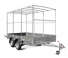 Тент с каркасом 352020 (высокий, H=2000 мм) для бортовых прицепов МЗСА 817718.022 / 025 / 817736.022