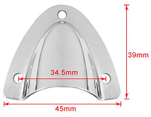 Крышка вентиляционная 45х39 мм., нерж.