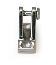 Кронштейн палубный 90 град, с винт. штифтом, ровное основание.