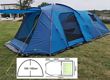 Палатка 4-х местная MirCamping, арт. 1600W-4