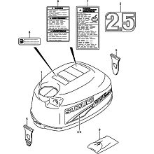 Капот (крышка двигателя) Suzuki