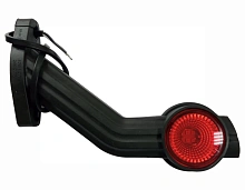 Фонарь габаритный левый FT 140 F L LED, на резиновой ножке, трёхцветный